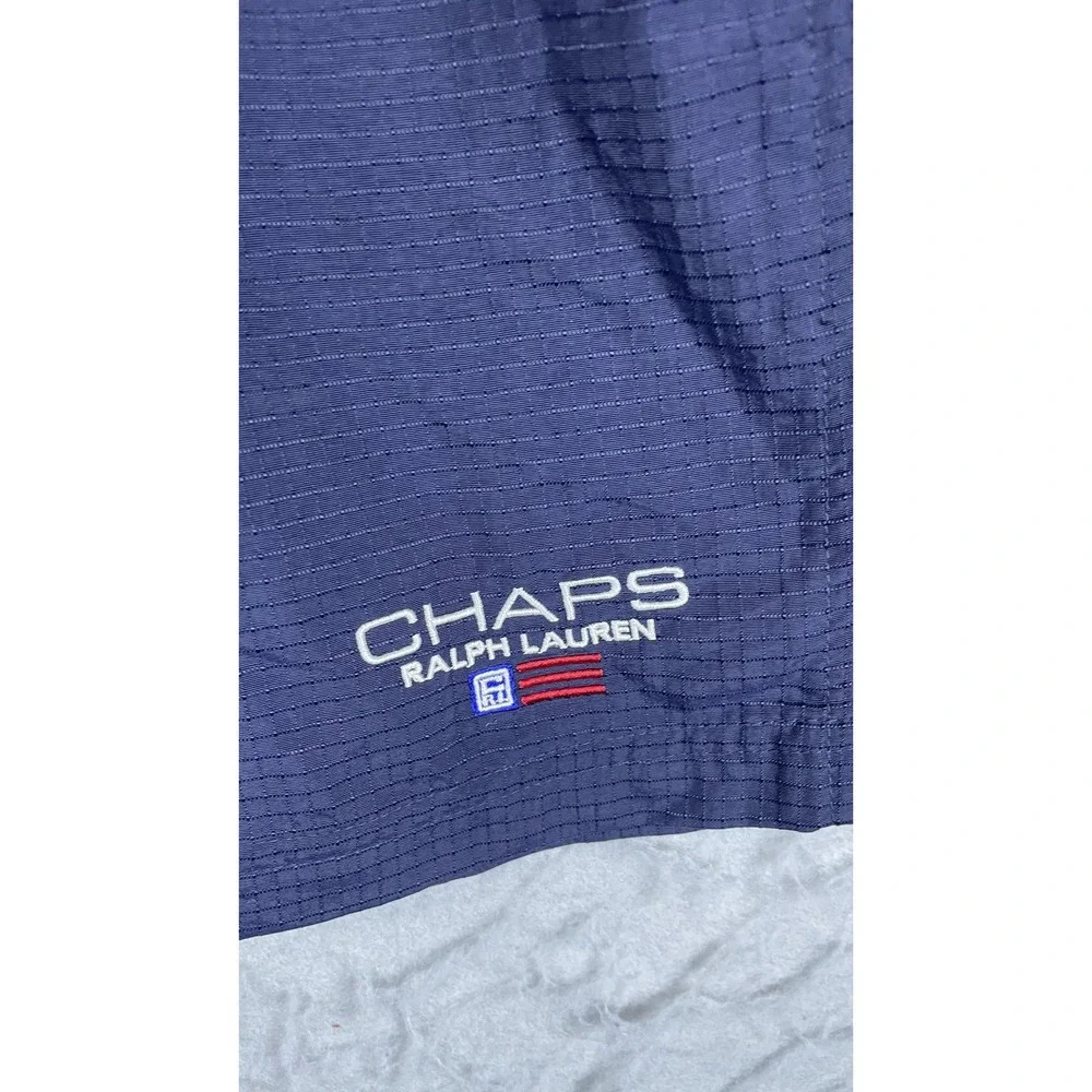 Chaps Ralph Lauren Shorts Mens XL Blue Swim Trunks Mesh Lined Drawstring Vintage